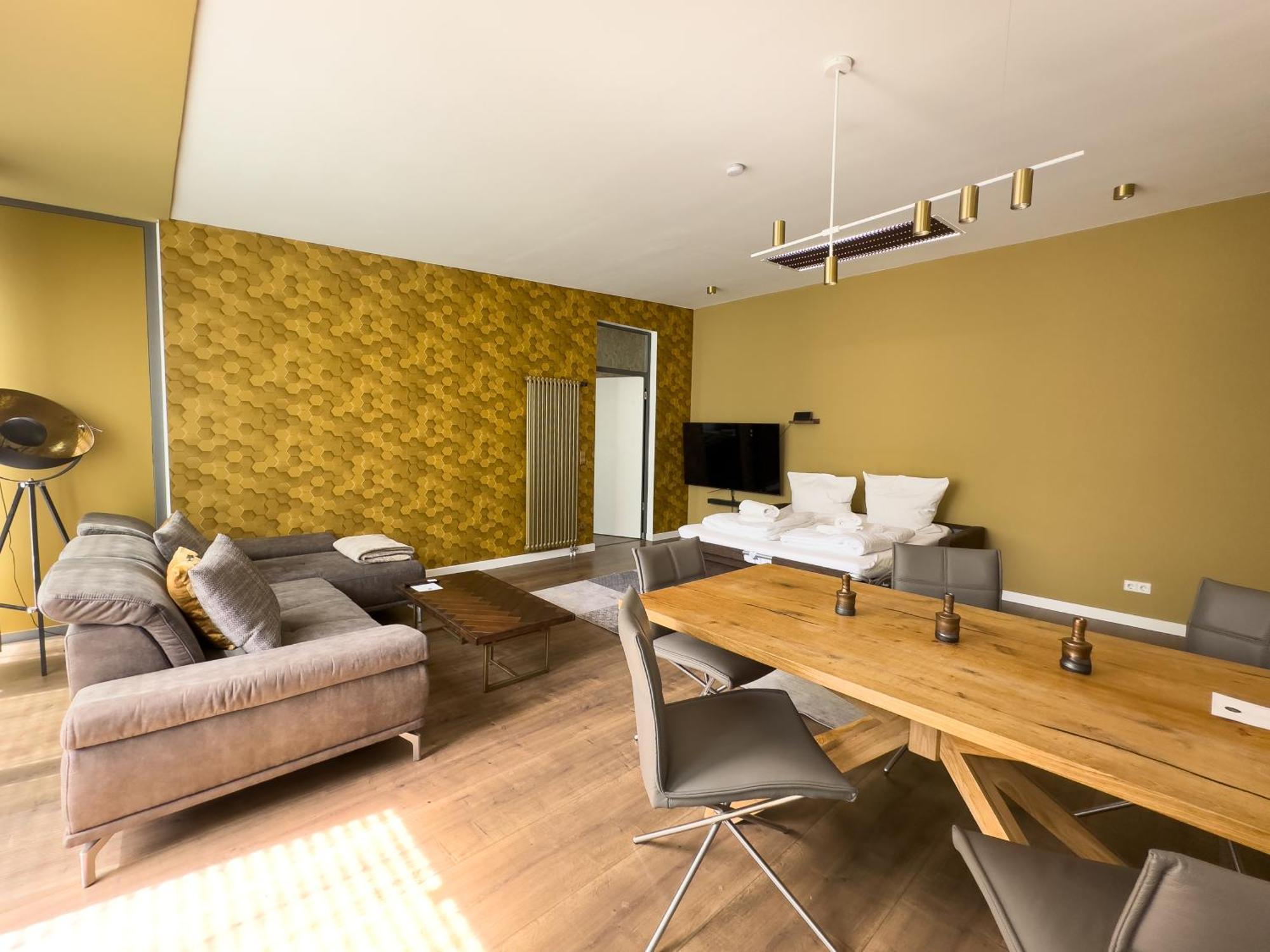 Exklusives Leipzig City Apartment Sunrise Exterior foto