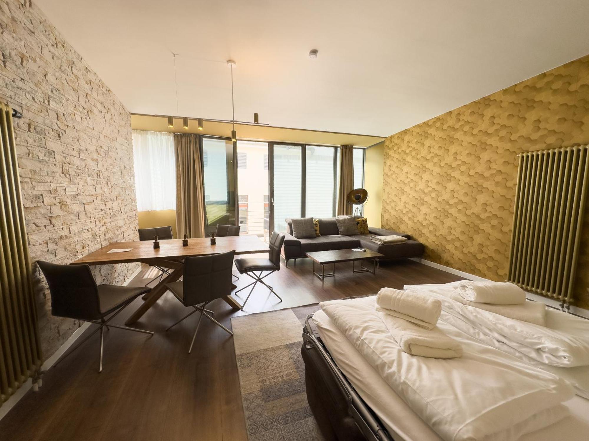 Exklusives Leipzig City Apartment Sunrise Exterior foto
